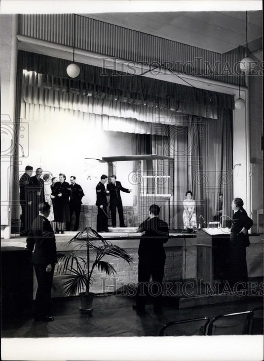 Press Photo "The Naval Voluneer" rehersal - Historic Images