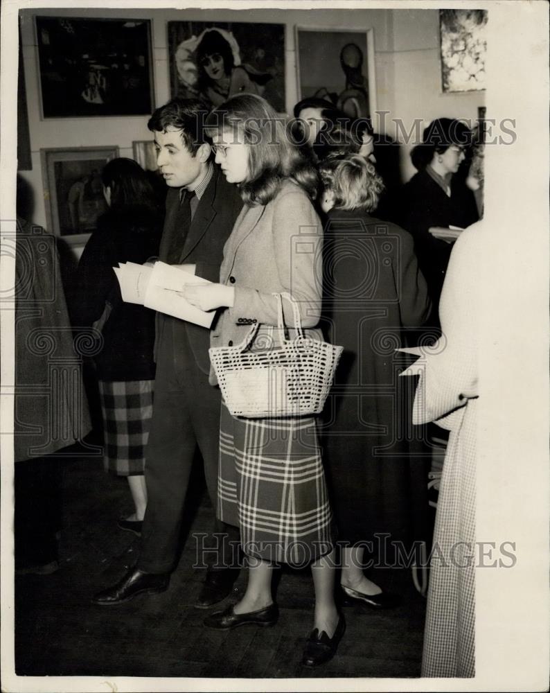 1953 Press Photo Sir John Rothenstein Director of the Tate Gallery - Historic Images