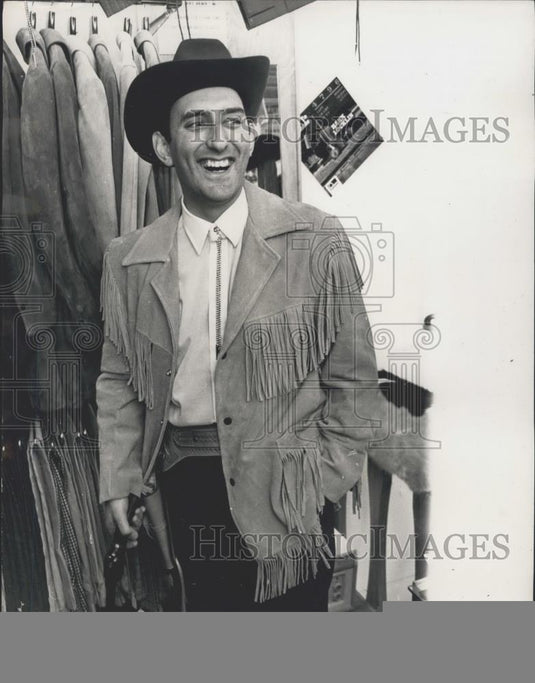 1966 Press Photo Boutique 'The Westerner" Opens In London - Historic Images