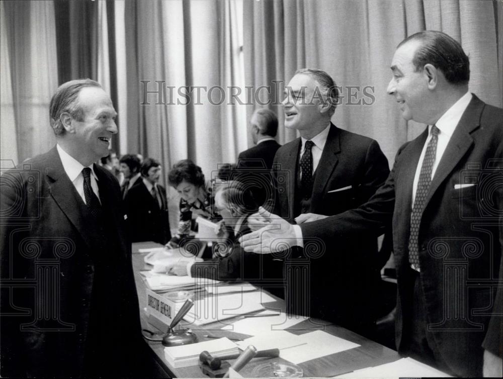 1972 Press Photo General Agreement on Tariffs and Trade Meeting Closes - Historic Images