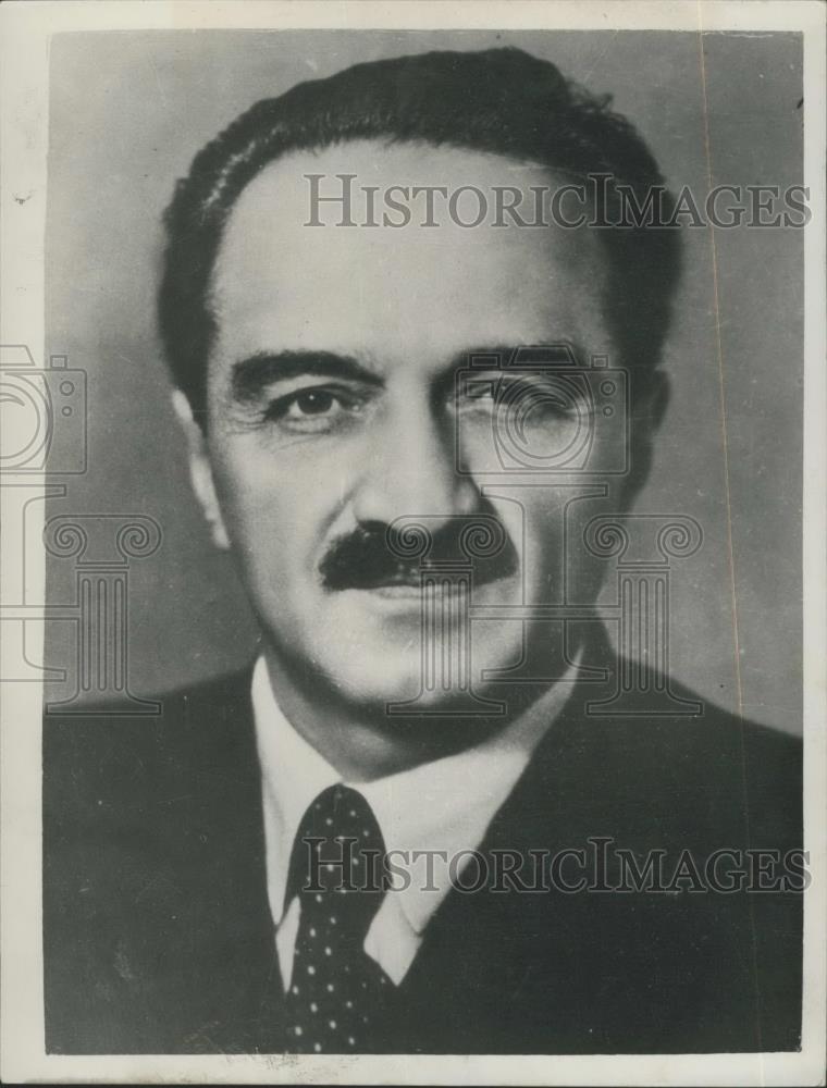 1955 Press Photo Anastas Ivanovich Mikoyan Soviet Trade Boss - Historic Images