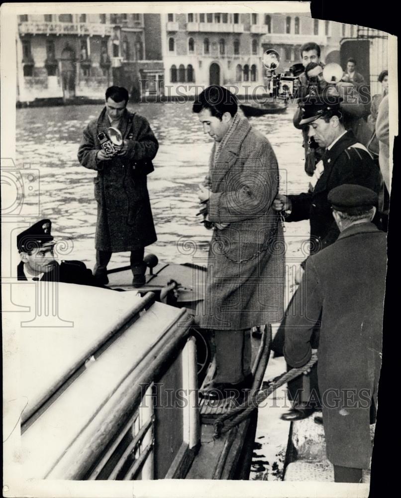 1957 Press Photo witness Michele Savona of Piero Piccioni murder trial - Historic Images