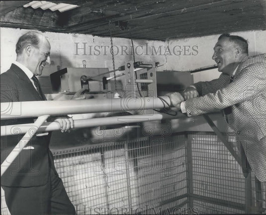 Press Photo Mr. Joseph Yahuda & Mr. Joseph Green - Historic Images