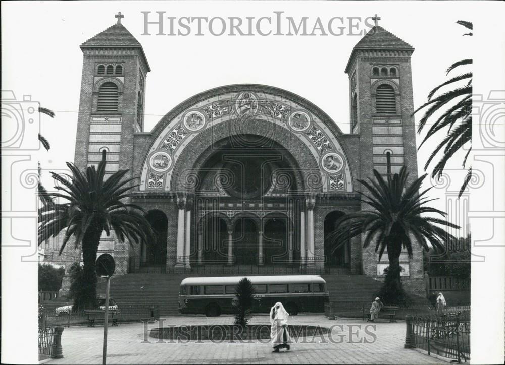 Press Photo Oran Cathedral In Algeria - Historic Images