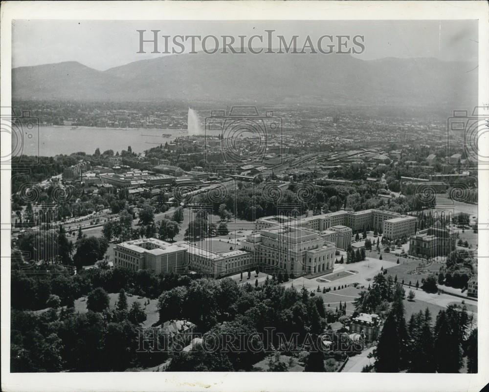 Press Photo The United Nations in Geneva, Switzerland - Historic Images