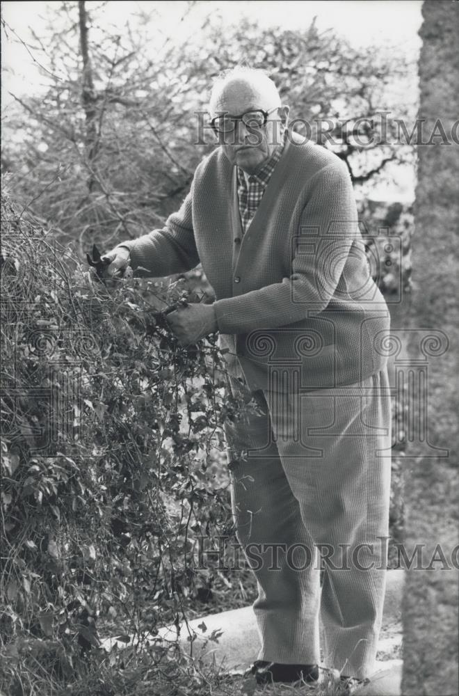 Press Photo Pietro Nenni, . The President of the Republic Giuseppe Saragat Italy - Historic Images