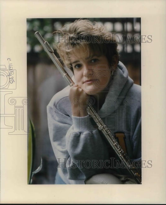 1997 Press Photo Flutist Holly Hoffman - cvp23958 - Historic Images