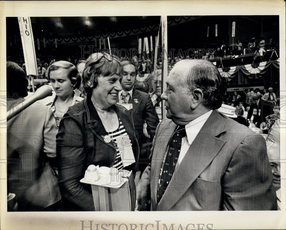 1976 Press Photo Mayor Richard Daley of Chicago at the Democratic Convention - Historic Images