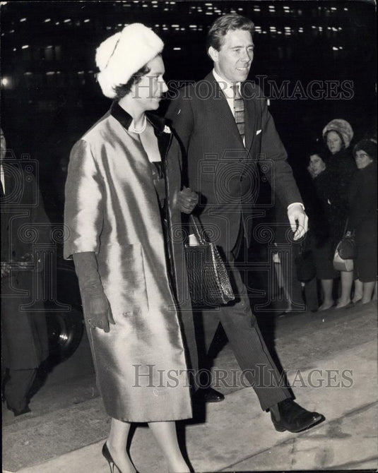 Press Photo Princess Margaret Goes to St. Paul's - Historic Images