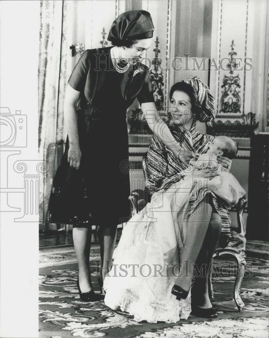 1977 Press Photo Christening of Princess Anne's Son - Historic Images