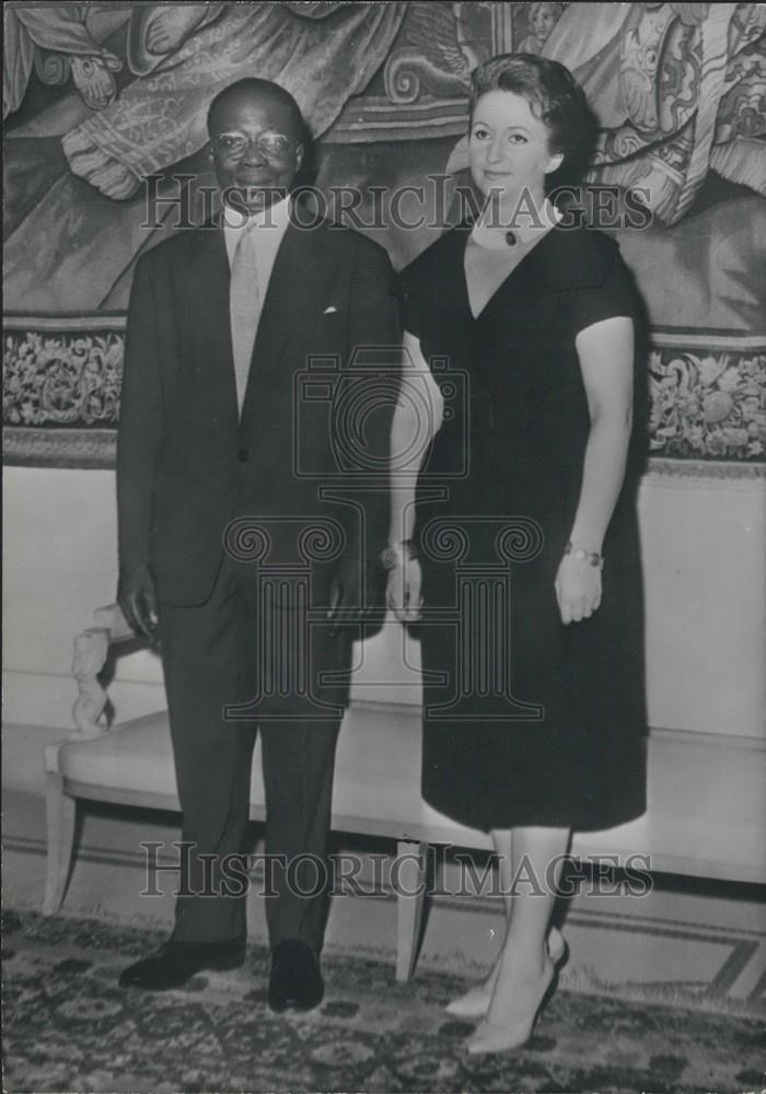 1960 Press Photo President of the Republic of Senegal, Leopold Senghor - Historic Images