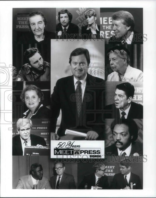1997 Press Photo 50 Years Meet The Press - cvp20501 - Historic Images