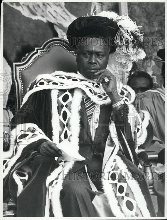 Press Photo President Daniel arap Moi at University of Nairobi - Historic Images