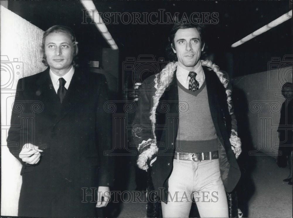 Press Photo Play boy Giggi Rizzi and his lawyer L. Petrelli - Historic Images