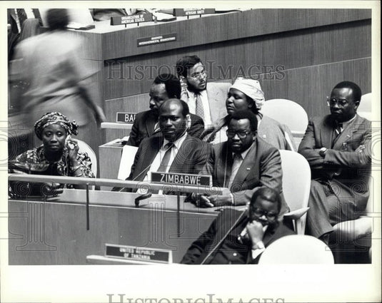 1984 Press Photo 39th Regular Session of UN General Assembly - Historic Images