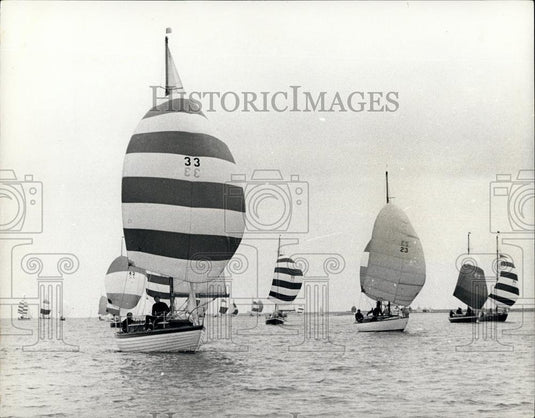 1969 Press Photo Stella One Design Class sailboat race - Historic Images