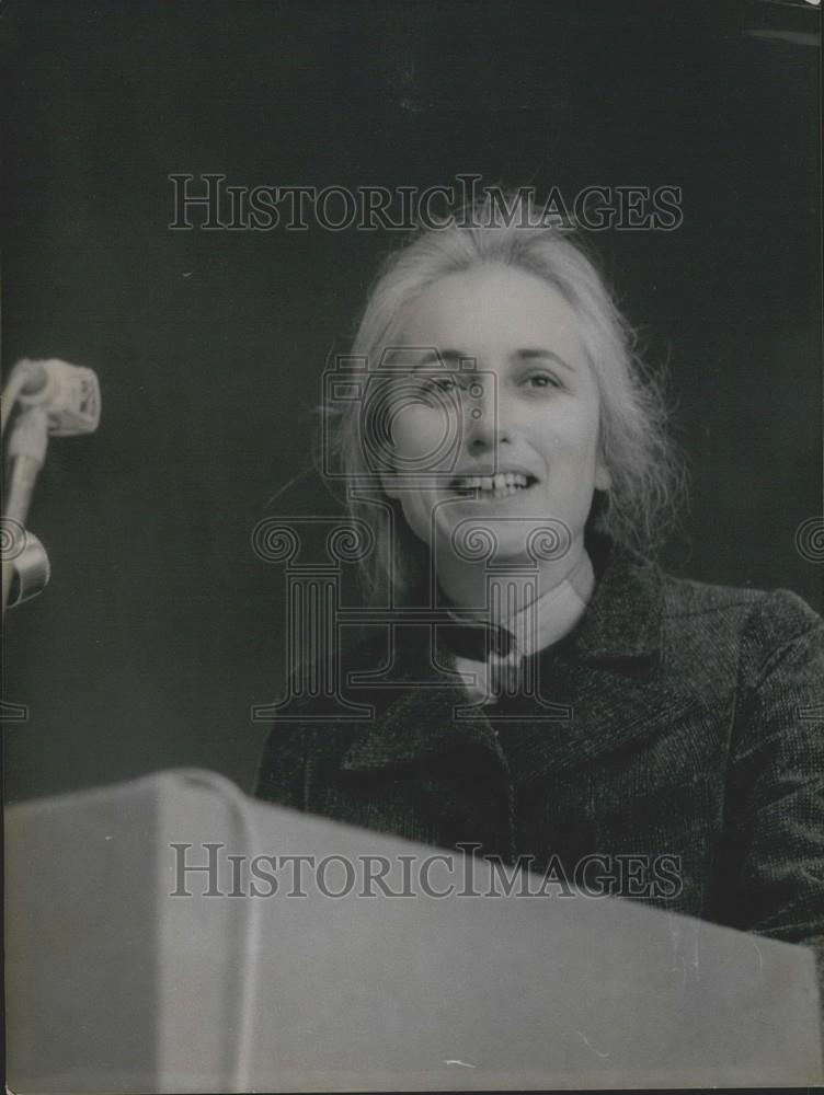 1971 Press Photo Socialist Unity Congress President Nicole Questiaux - Historic Images