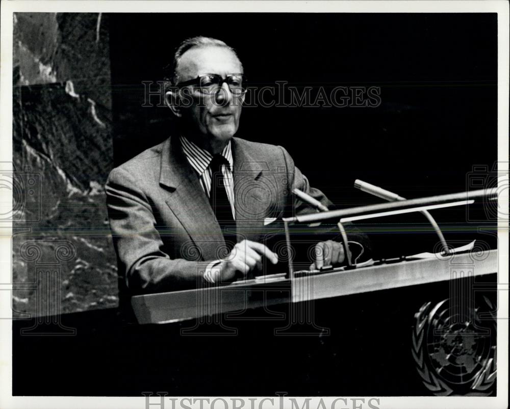 Press Photo Lord Carrinton,United Kingdom - Historic Images