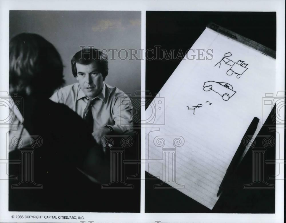 1988 Press Photo Peter Jennings Illiterate In America - cvp24577 - Historic Images