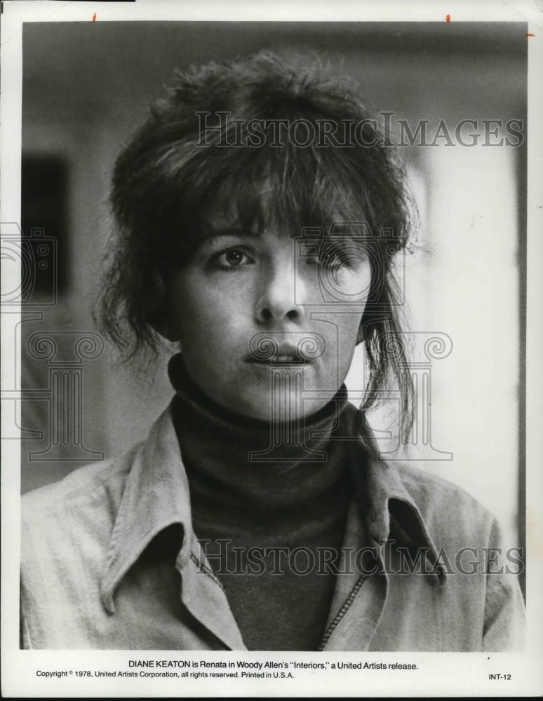 1978 Press Photo Diane Keaton In Interiors - cvp25300 - Historic Images