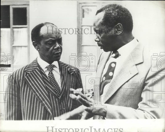 1978 Press Photo VP Danial Arap Moi Sworn in as Acting President of Kenya - Historic Images