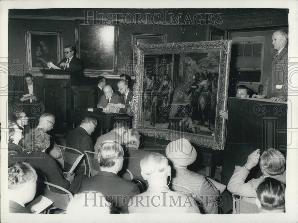 1958 Press Photo Early El Greco "Christ Healing the Blind" by P Veronese - Historic Images