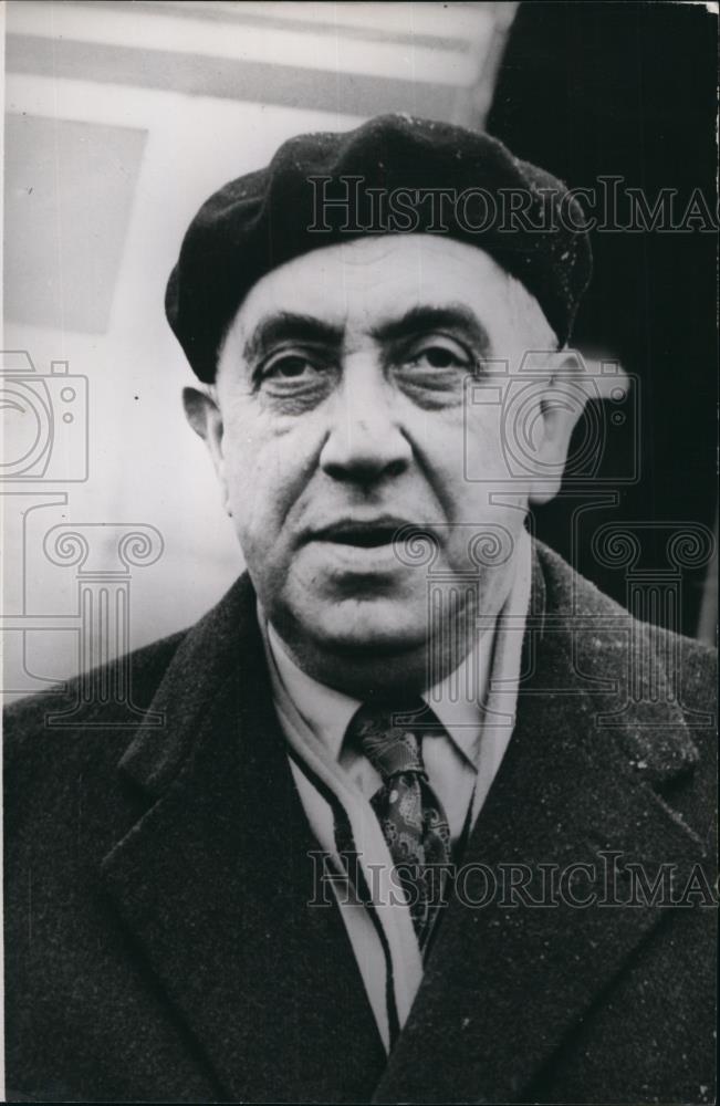 1950 Press Photo West Berlin German Mayor Ernst Reuter - Historic Images