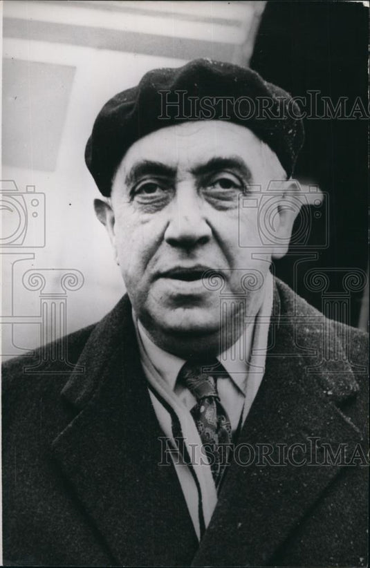 1950 Press Photo West Berlin German Mayor Ernst Reuter - Historic Images