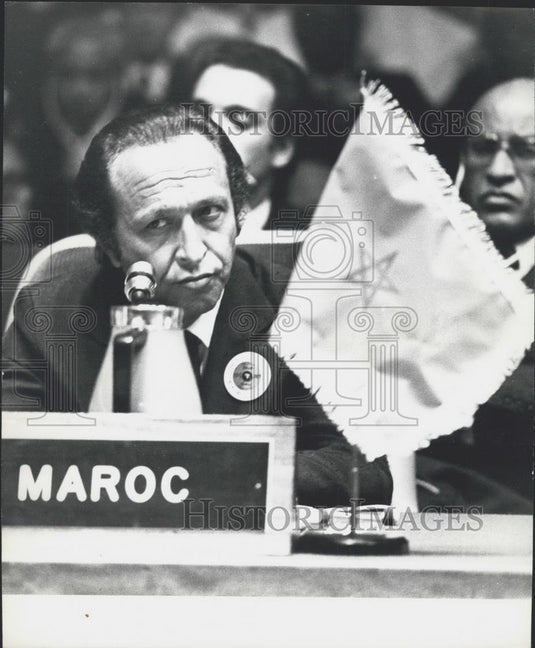 1929 Press Photo PM of Morrocco,Ahmed Osman - Historic Images