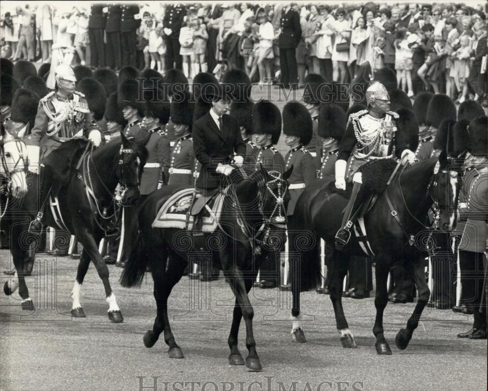 1970 Press Photo Full Dress Rehearsal For Trooping The Colours - Historic Images