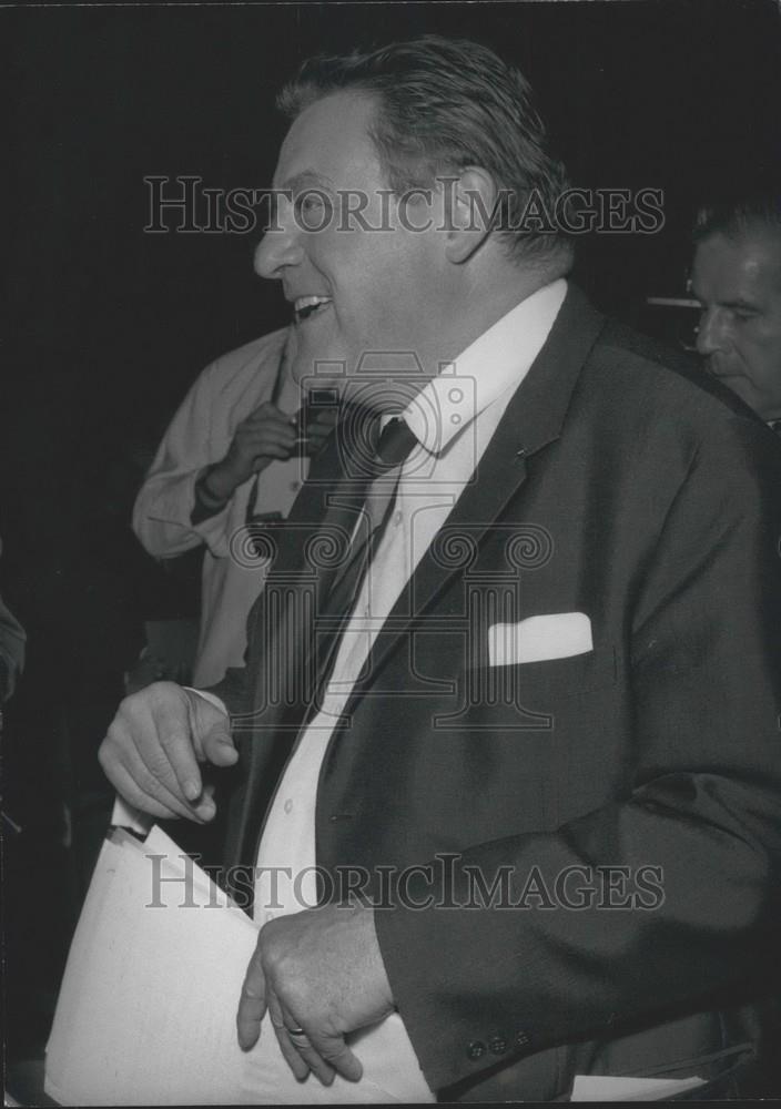 1969 Press Photo CSU Party Chairman Frank Josef StrauÃƒÆÃÂ¸ at party convention. - Historic Images