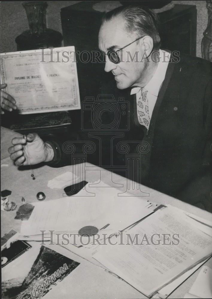 1958 Press Photo Baptiste Beyrand - Historic Images