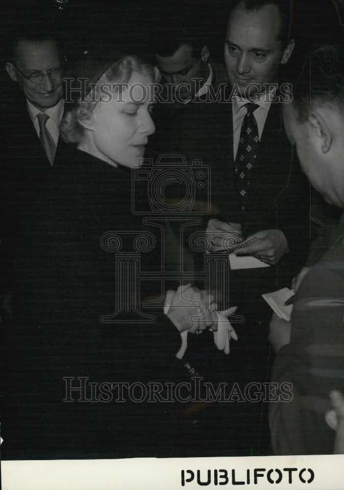 1953 Press Photo American Ambassador to Italy Clare Booth Luce - Historic Images