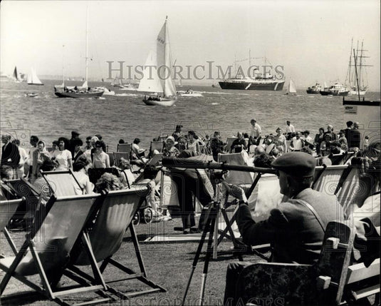 1963 Press Photo 12 Meter Yacht Sovereign To Challenge For America's Cup Title - Historic Images