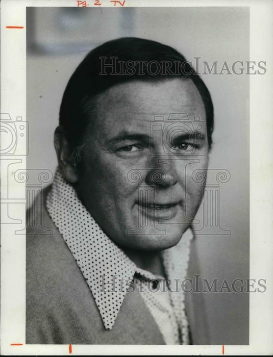 1975 Press Photo Keith Jackson, sportscaster - cvp25239 - Historic Images
