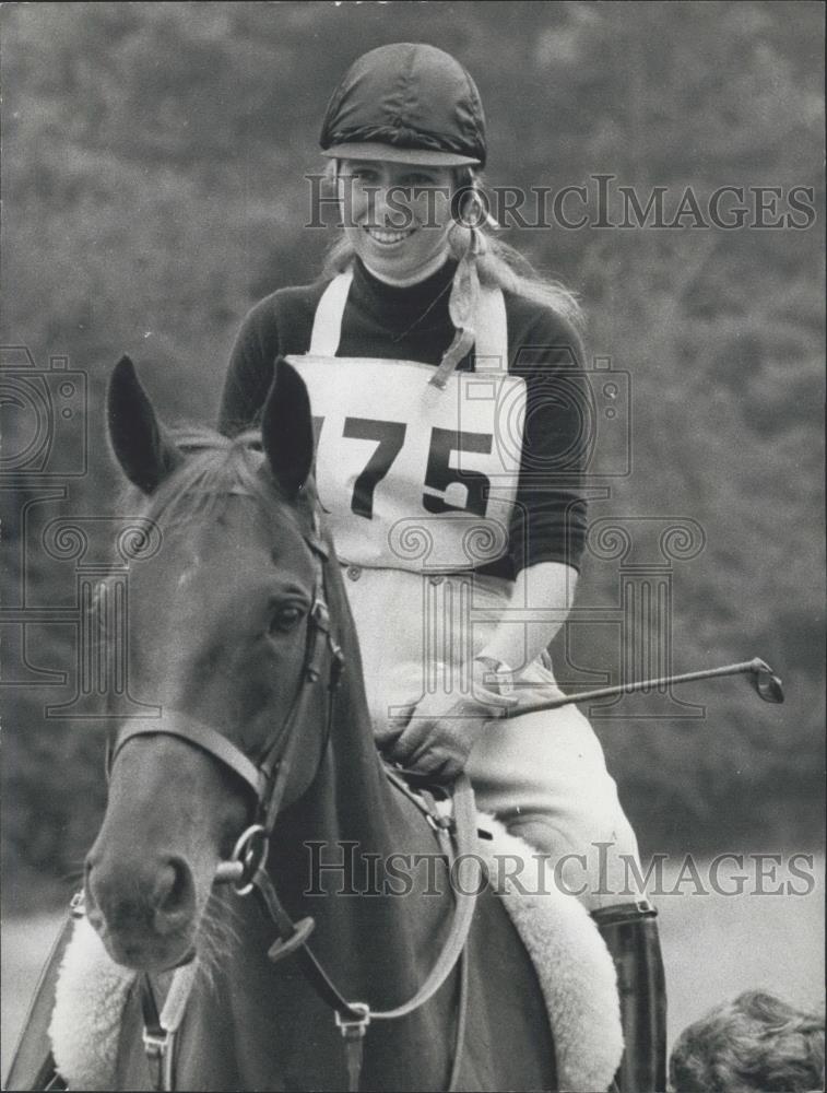 1971 Press Photo Princess Anne Competes In Eridge Horse Trails In Kent - Historic Images