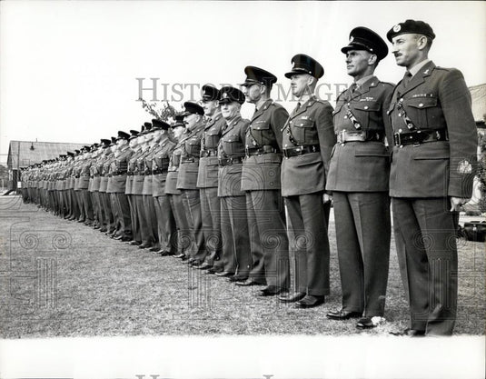 1964 Press Photo R.S.M's.: Fifty - three Regimental Sergeant Majors - Historic Images