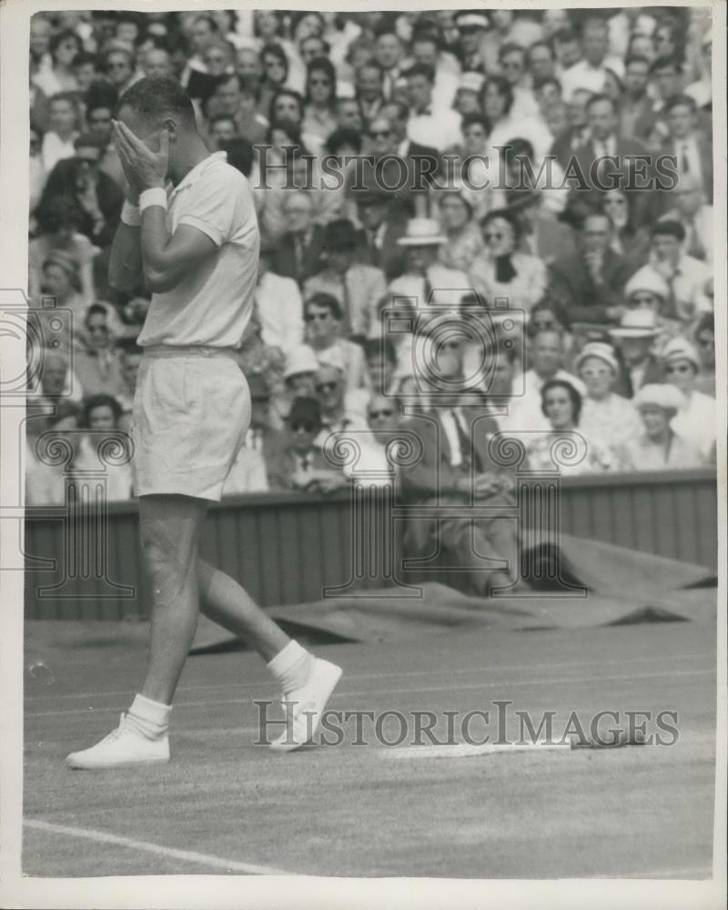 1960 Press Photo Wimbledon Championships,N.A. Fraser (Australia) - Historic Images