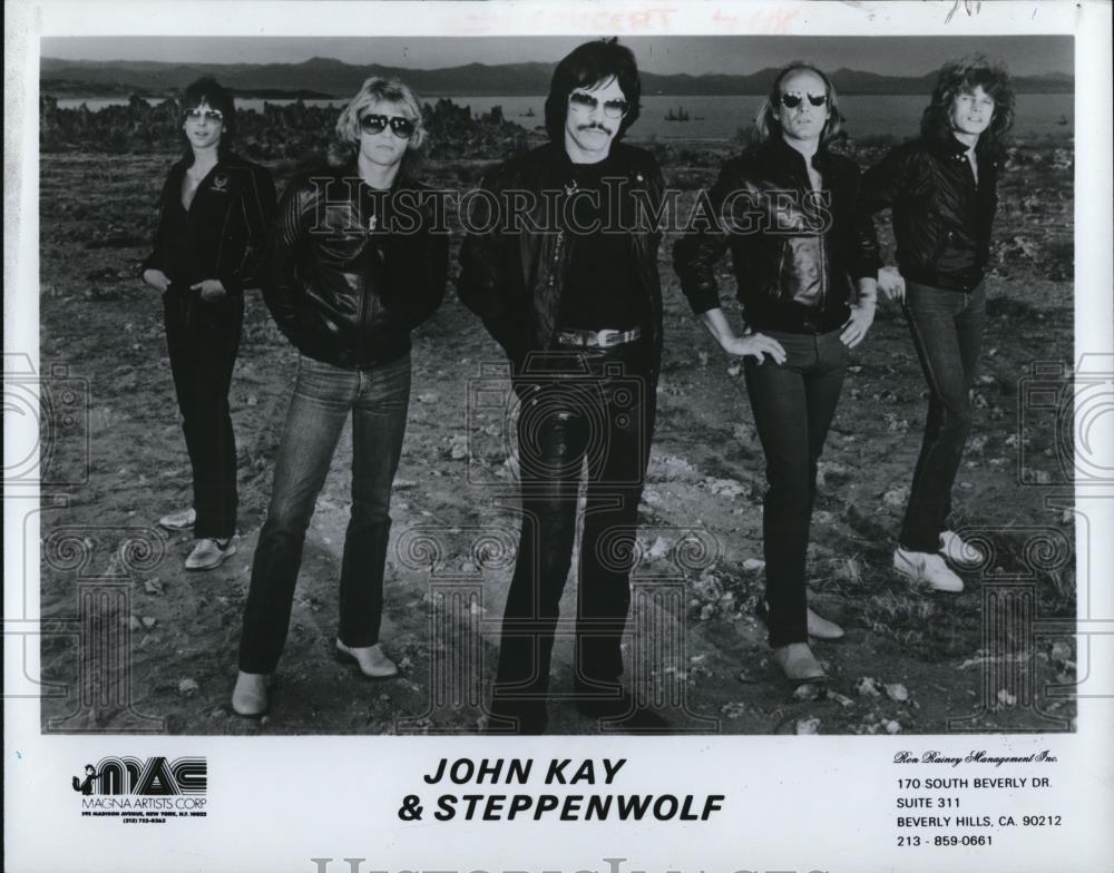 1985 Press Photo John Kay &amp; Steppenwolf - cvp28126 - Historic Images
