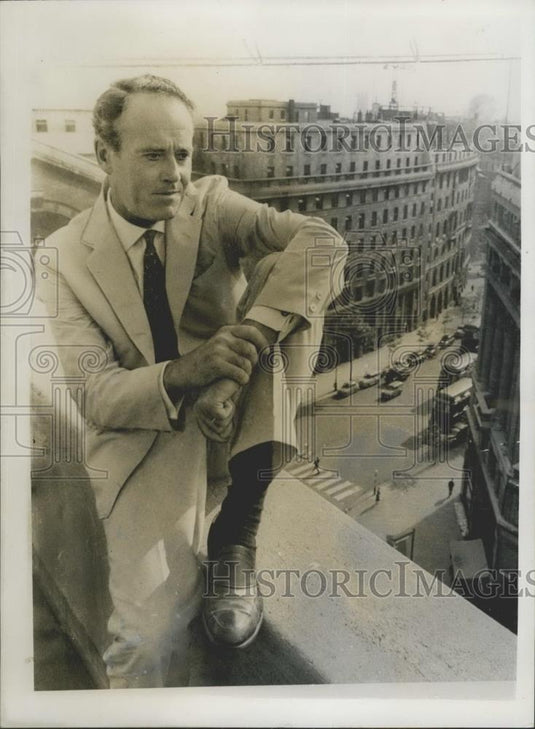 1959 Press Photo Actor Henry Fonda in London - Historic Images
