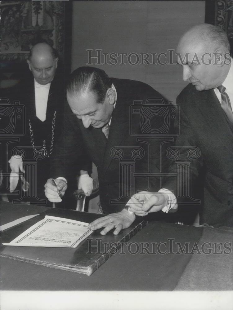 1965 Press Photo M. Helou, President of the Lebanese Republic - Historic Images