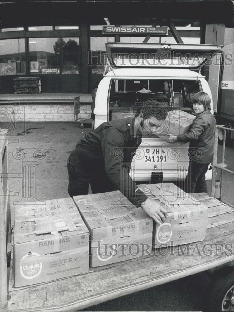 1974 Press Photo Swallows Transported By Train - Historic Images