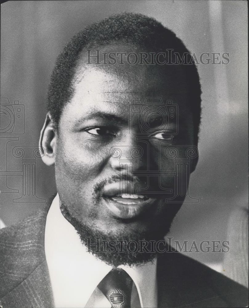 Press Photo Joaquim Chissano, Foreign Minister of Mozambique - Historic Images