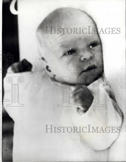 1970 Press Photo Prince Carlos Xavier Bernardo, the new born - Historic Images