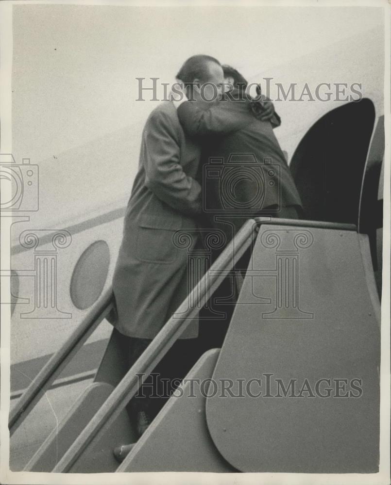 1956 Press Photo Mr Georgi Malenkov, the Soviet Minister of power stations - Historic Images