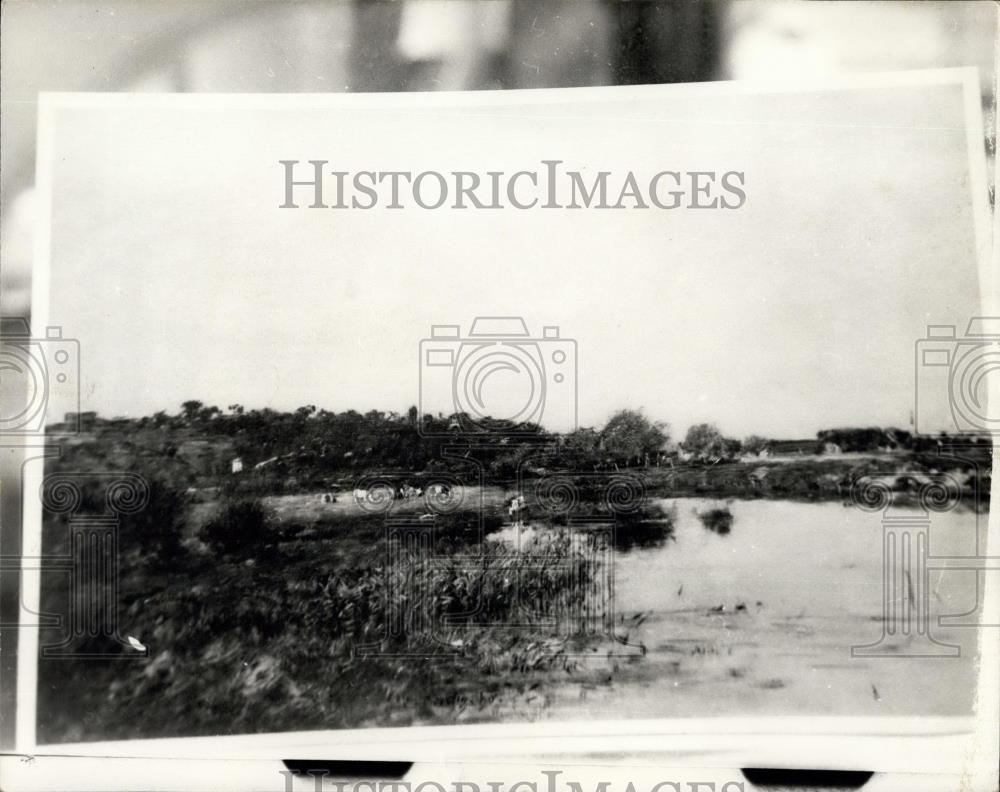 1963 Press Photo Stolen Paintings "A Country Scene" by Baudin - Historic Images