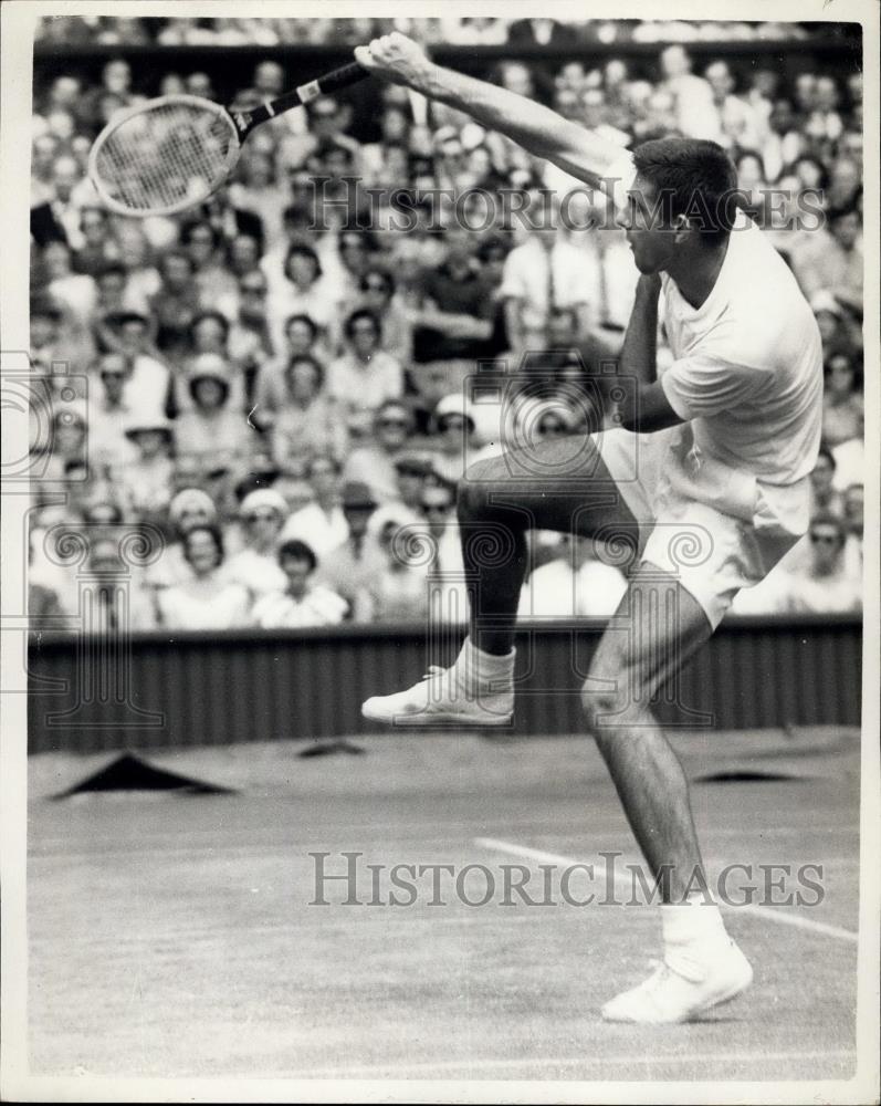 1960 Press Photo E. Buchholz N.A. Fraser Tennis Championships Wimbledon - Historic Images