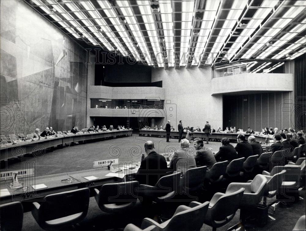 1974 Press Photo UN Conference on Security and Collaboration in Europe - Historic Images