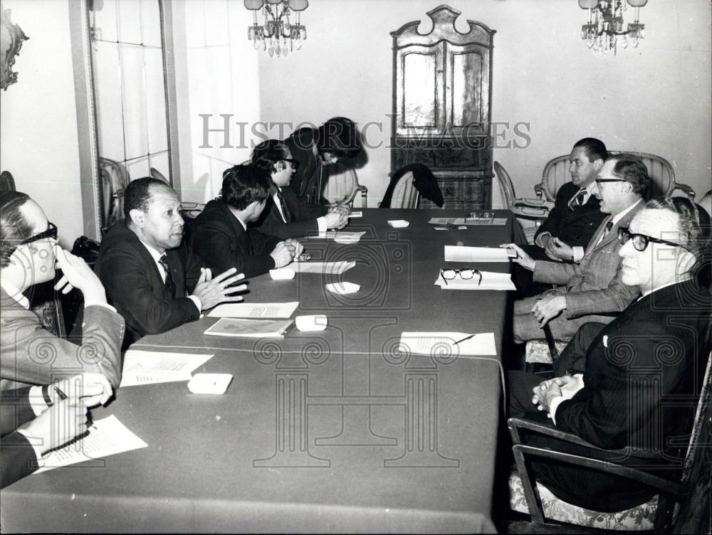 1971 Press Photo Colombian Delegation:negotiates with Venezuela - Historic Images