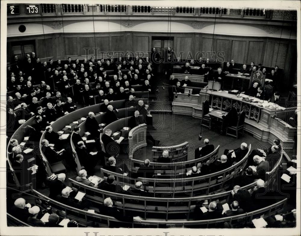 1954 Press Photo Opening Church Assembly Spring Session Church House - Historic Images